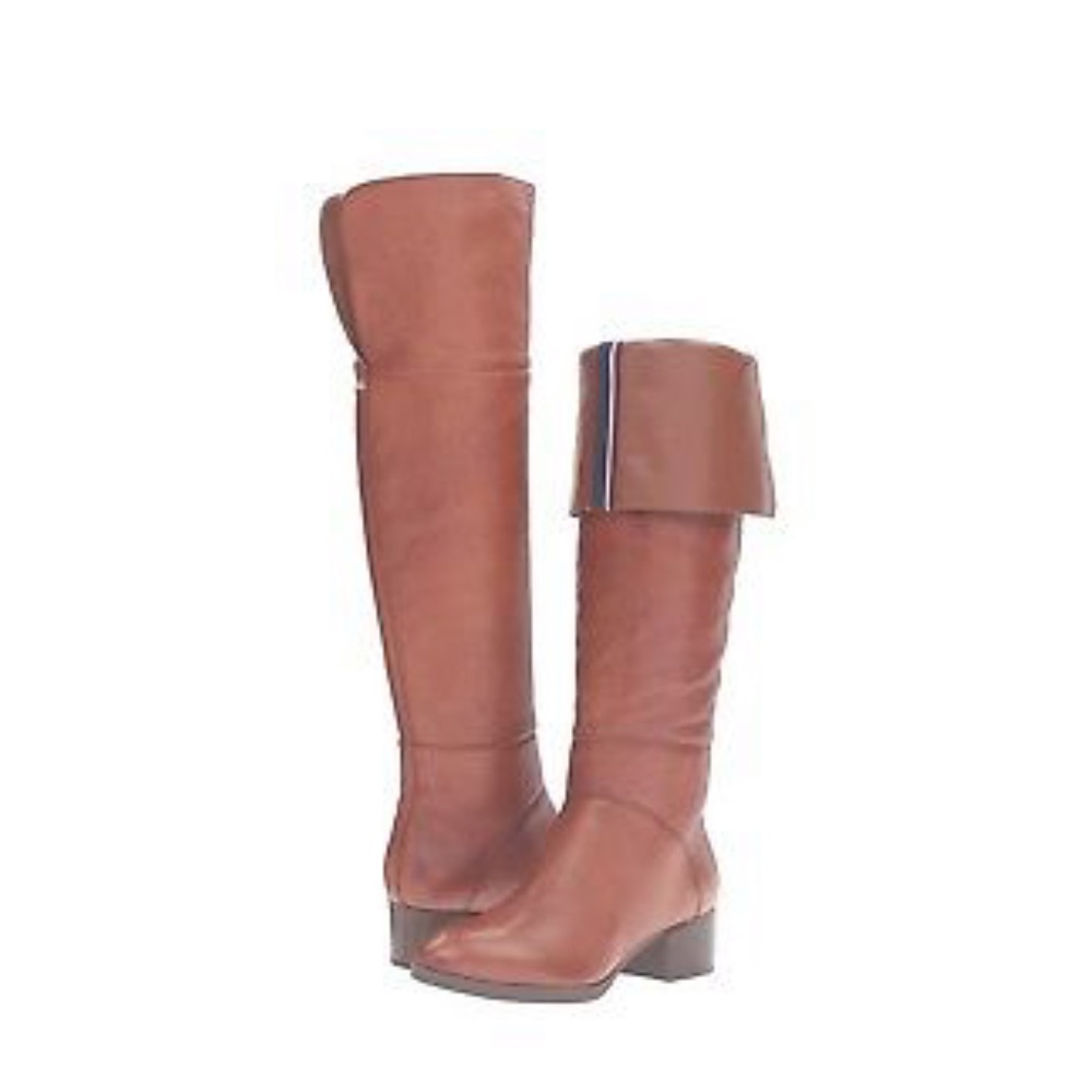 Tommy Hilfiger over the knee leather boots